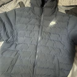 Blue Nike Puffer 