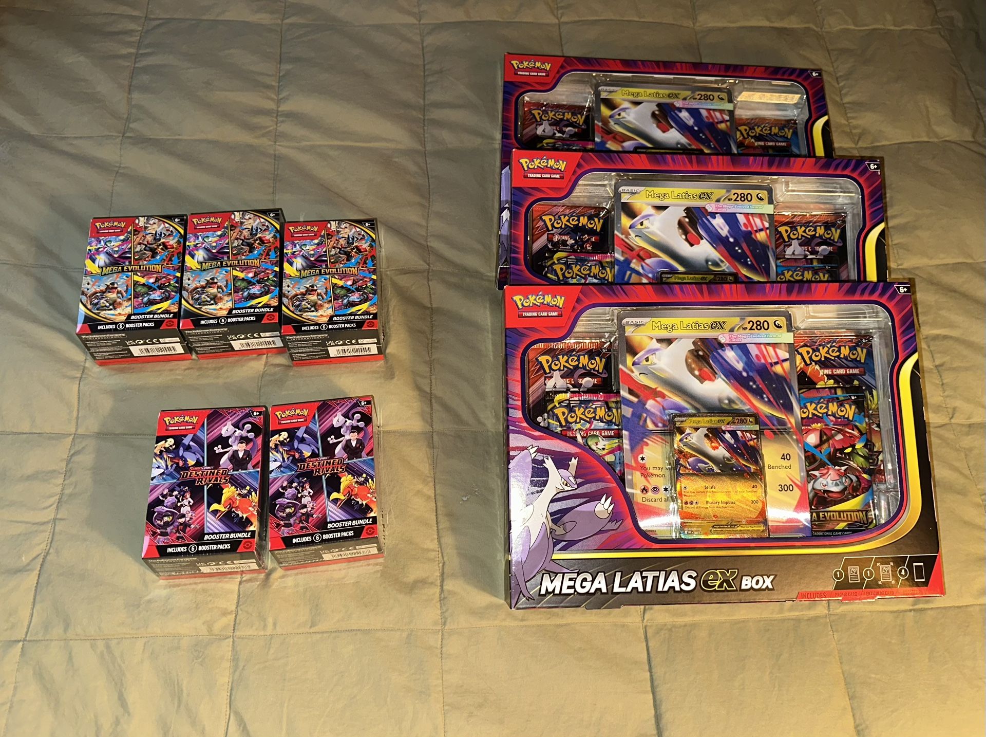 Pokemon TCG: Mega Evolution, Destined Rival Booster Bundle, Mega Latias Ex Box