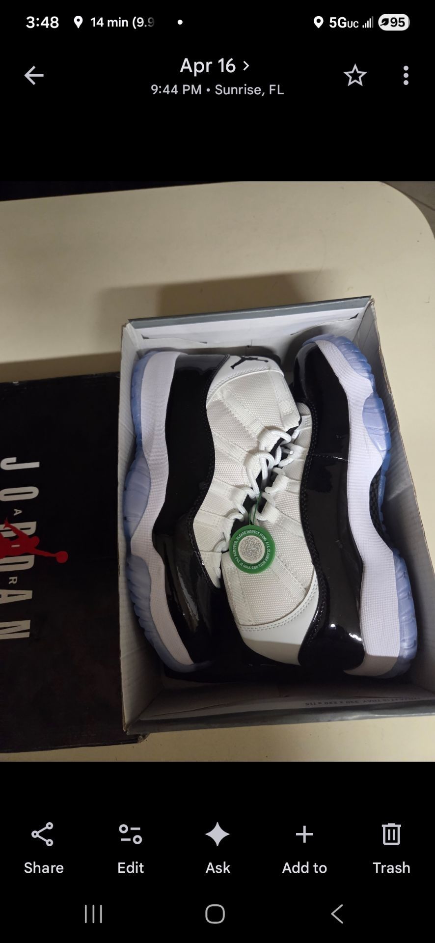 Jordan Concord 11s