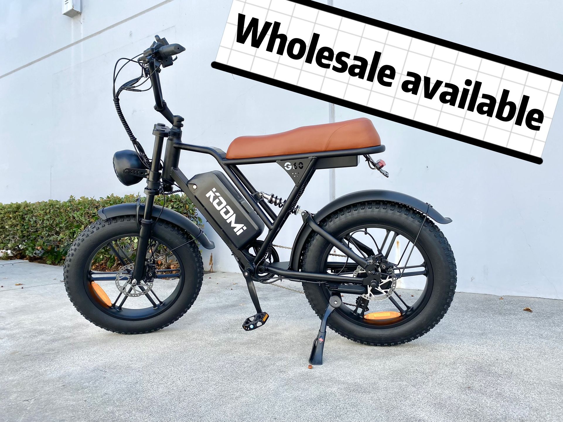 KOOMi G60 moped Brand new e-bike, 1000w 48v 25ah, top speed 30mph range up to 70 miles, hydraulic disc brakes