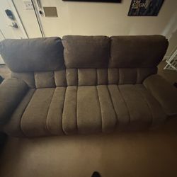 Double Recliner- Color Changes In Light 