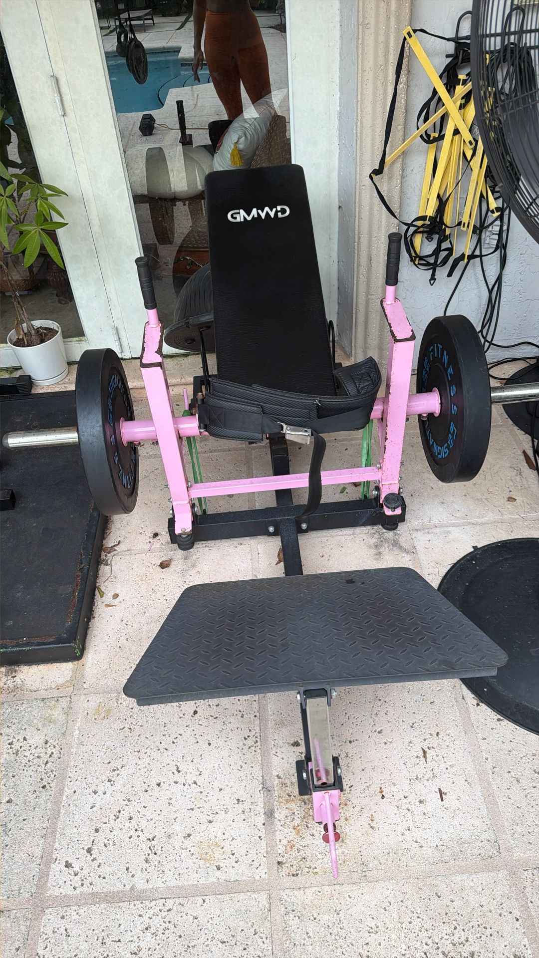 Hip Thrust , Step Up Boxes, Sled, Roman Chair