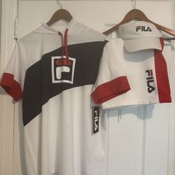 Fila Men’s Short Set And Hat Medium 