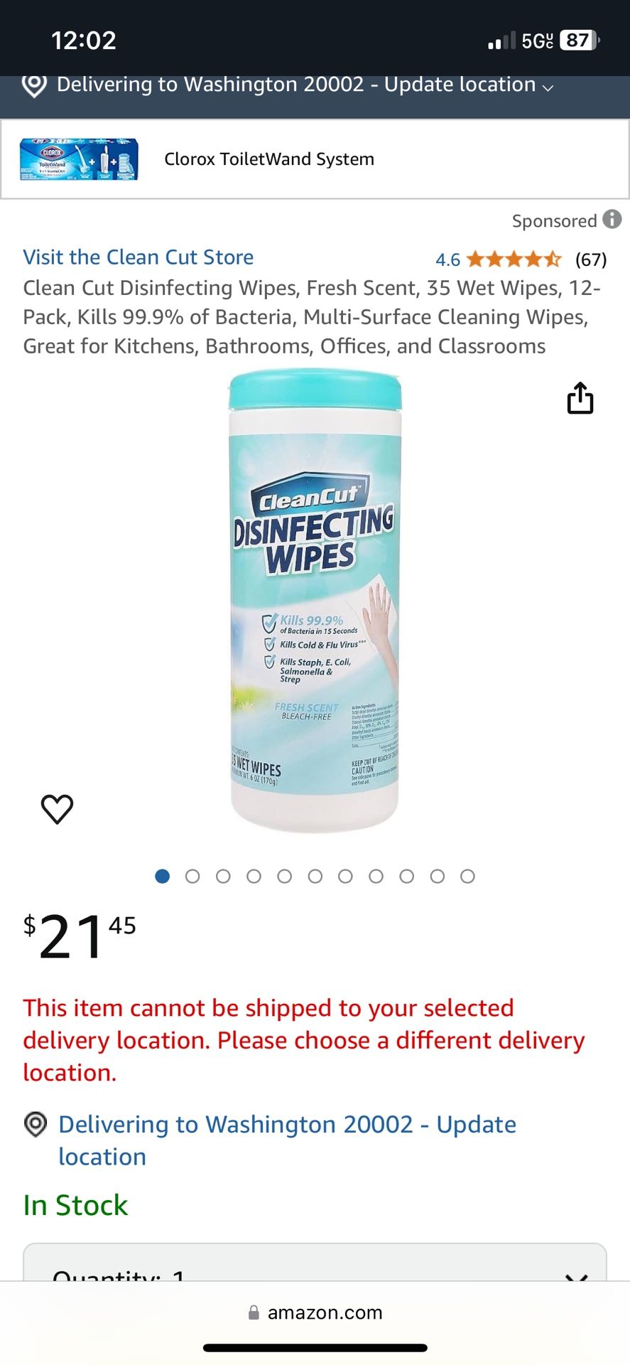 Disinfect Wipes