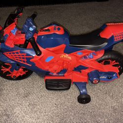 Kids Spider Man Motorcycle 