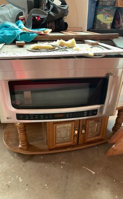 LG over stove microwave