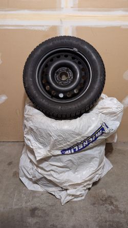 4 Uniroyal Winter Tires + 15 inch Steel Rims
