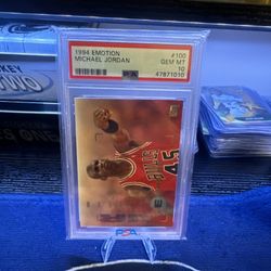 PSA 10  Gem Mint 1994 Michael Jordan Emotion !!!
