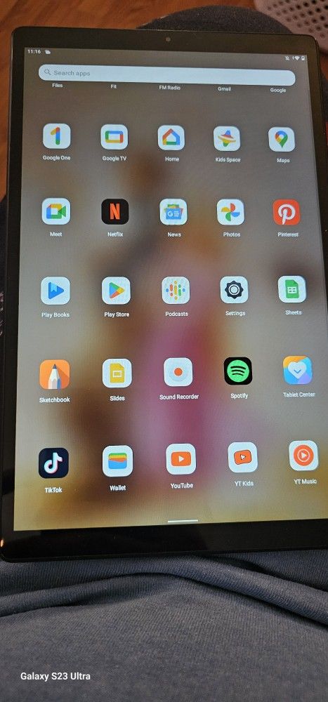 Lenovo Tablet With TicTok Installed.