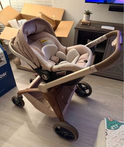 Maxi-Cosi Tana 360° Rotating Travel System + Peri 180° Car Seat – Natural Heritage