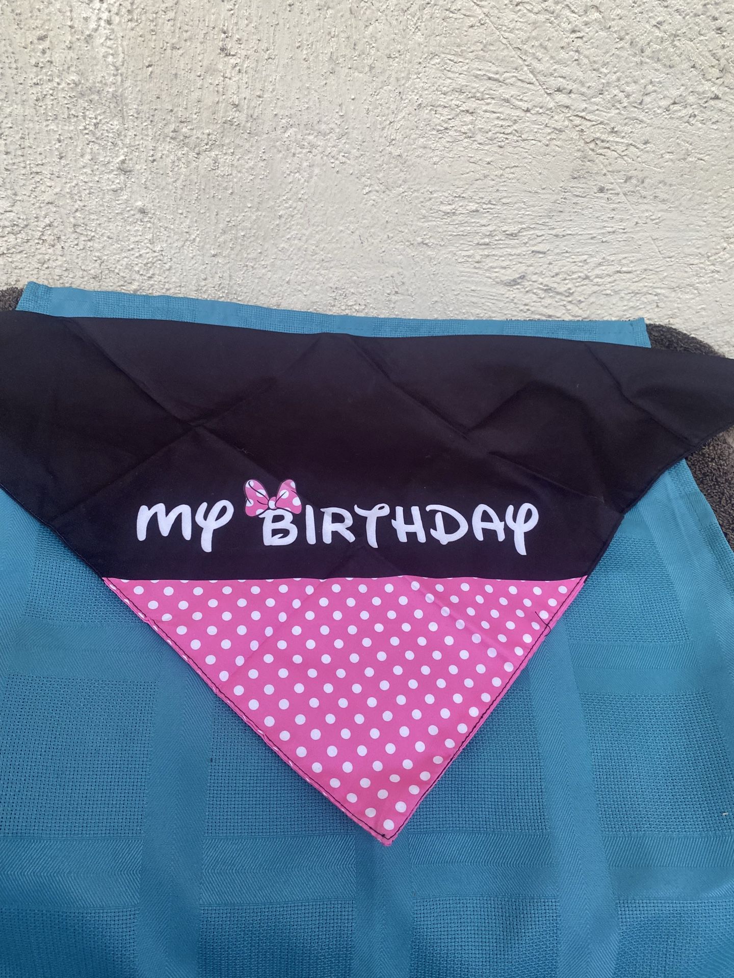Minnie Mouse My Birthday Bandana