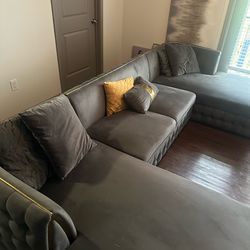 Grey couch
