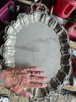 Silver platter antique silver co.