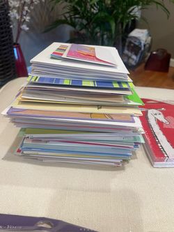 Tons of brand new greeting cards and extra envelopes