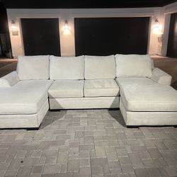 Gray Living Spaces Sectional