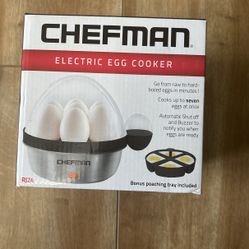 New Chefman Electric Egg Cooker. Cash Only