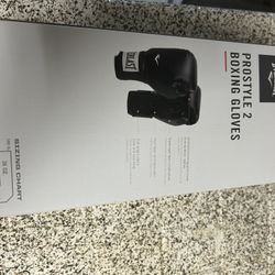 Everlast Pro Style Training Gloves 12 Oz  /w hand wraps