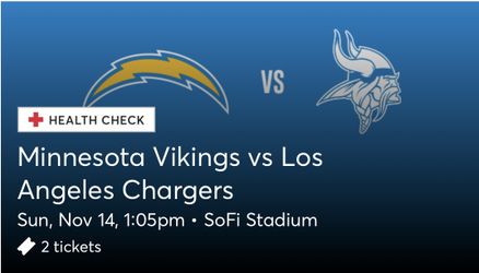 Los Angeles Chargers Vs Minnesota Vikings