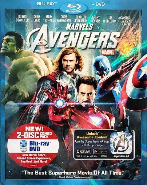 Marvel's The Avengers - Two-Disc Combo Pack Blu-ray/DVD Sealed NIB