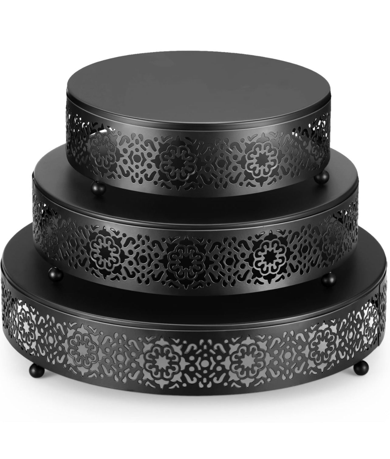 Black Cake Stands