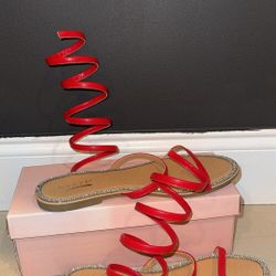 Glaze Wrap around sandle 