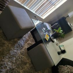 Multifunction Coffee Table with Chairs