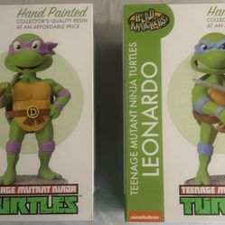 Ninja Turtles Leonardo and Donatello resin statue