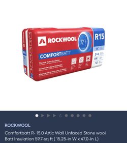 Rockwool Insulation R15