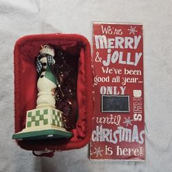 Heisey Crystolite Vintage Art Deco & Snowman With Candlesticks,angel,chalkboard 