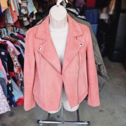 Xs Old Navy Suede Moto Jacket 