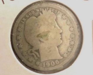 1906 Barber Quarter