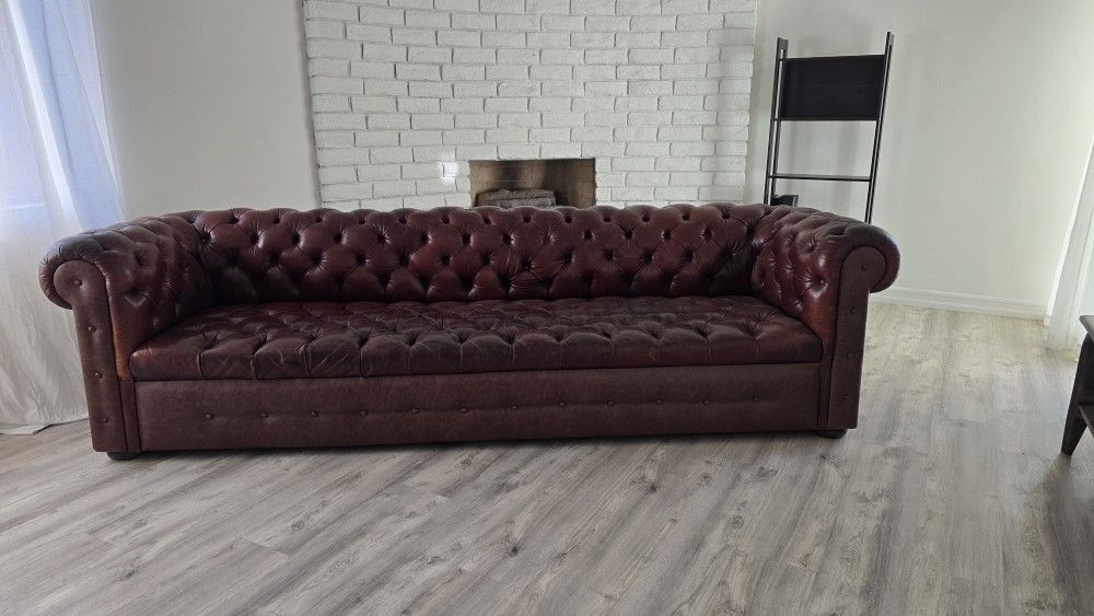 Leather Sofa . 