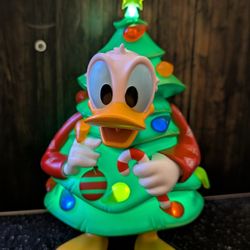 Disney Park Donald Duck Light Up Christmas Tree Sipper.