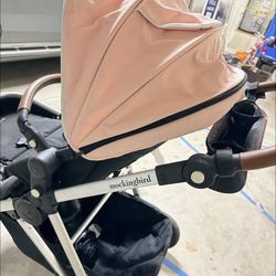 Mocking bird - Stroller with Leather Handle