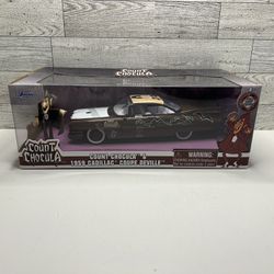 Jada Toys Count Chocolate 6 Brown & White ‘1959 Cadillac Coupe Deville • Die Cast Metal • Made in China Scale 1:24