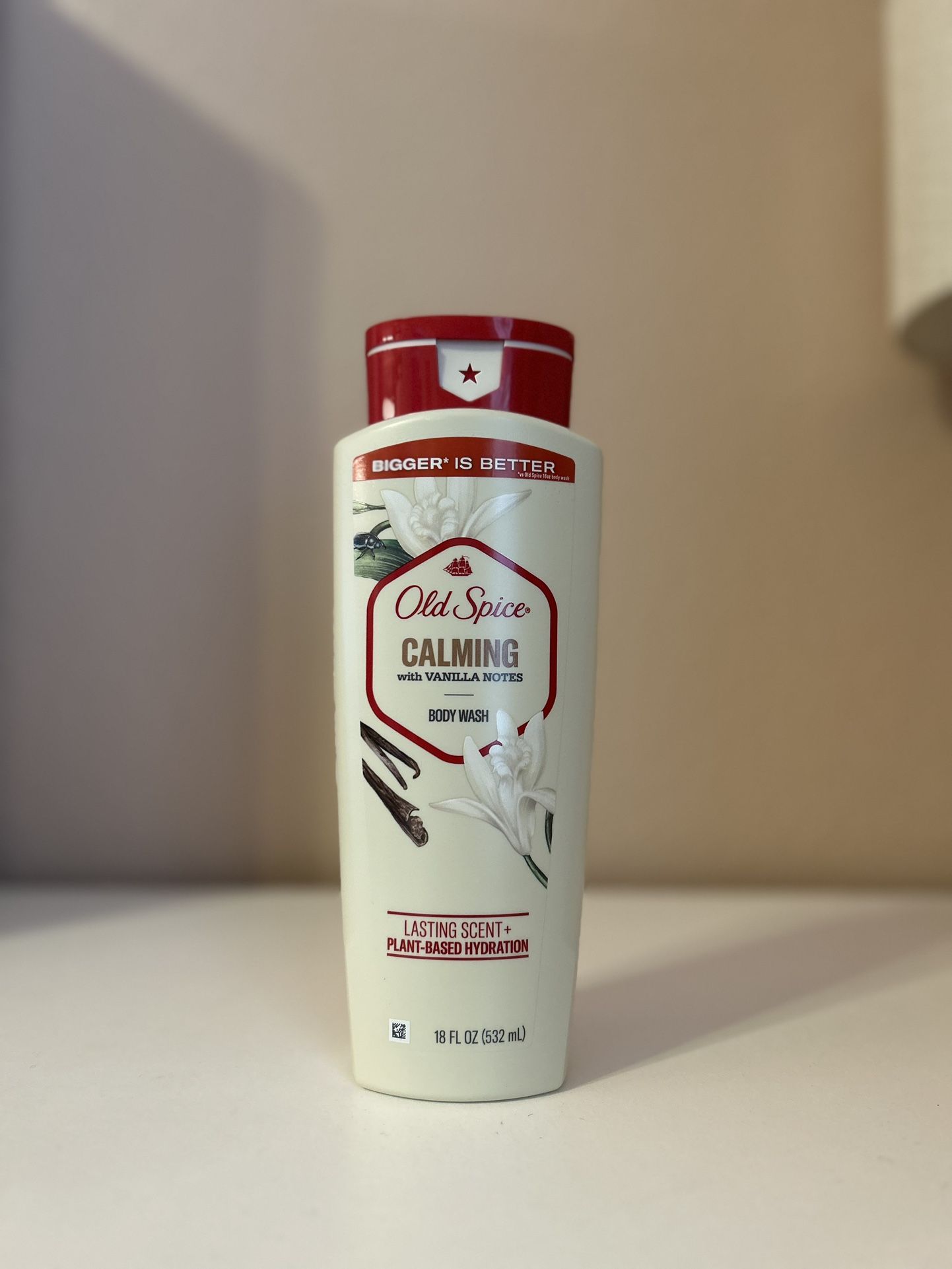 Old Spice Mens Body Wash Calming With Vanilla Notes