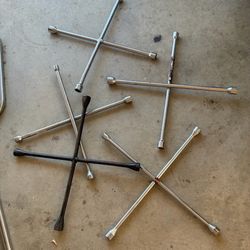 4 Way Lug Wrenches Bundle Set- 5 units