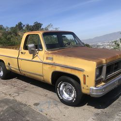 1973 Gmc c10 Sierra Longbed v8 350 motor 15” Rally wheels 5x5