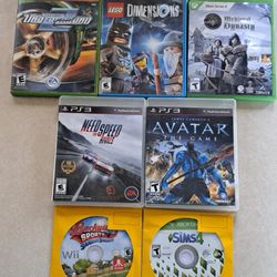 Video Game Lot (Xbox Series X, Xbox One, Original Xbox, Wii, Wii U & PS3)