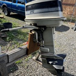 Johnson 25hp. Tiller Motor