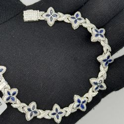 925 Moissanite Bracelet 4.33 Ctw VVS D color