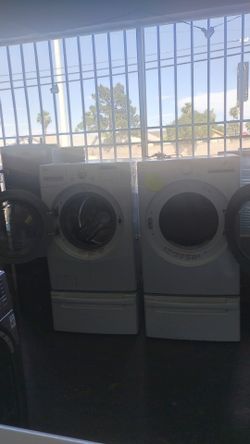 Beautiful LG washer and gas dryer set