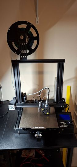 Upgraded Creality 3D printer, new nozzle and build plate