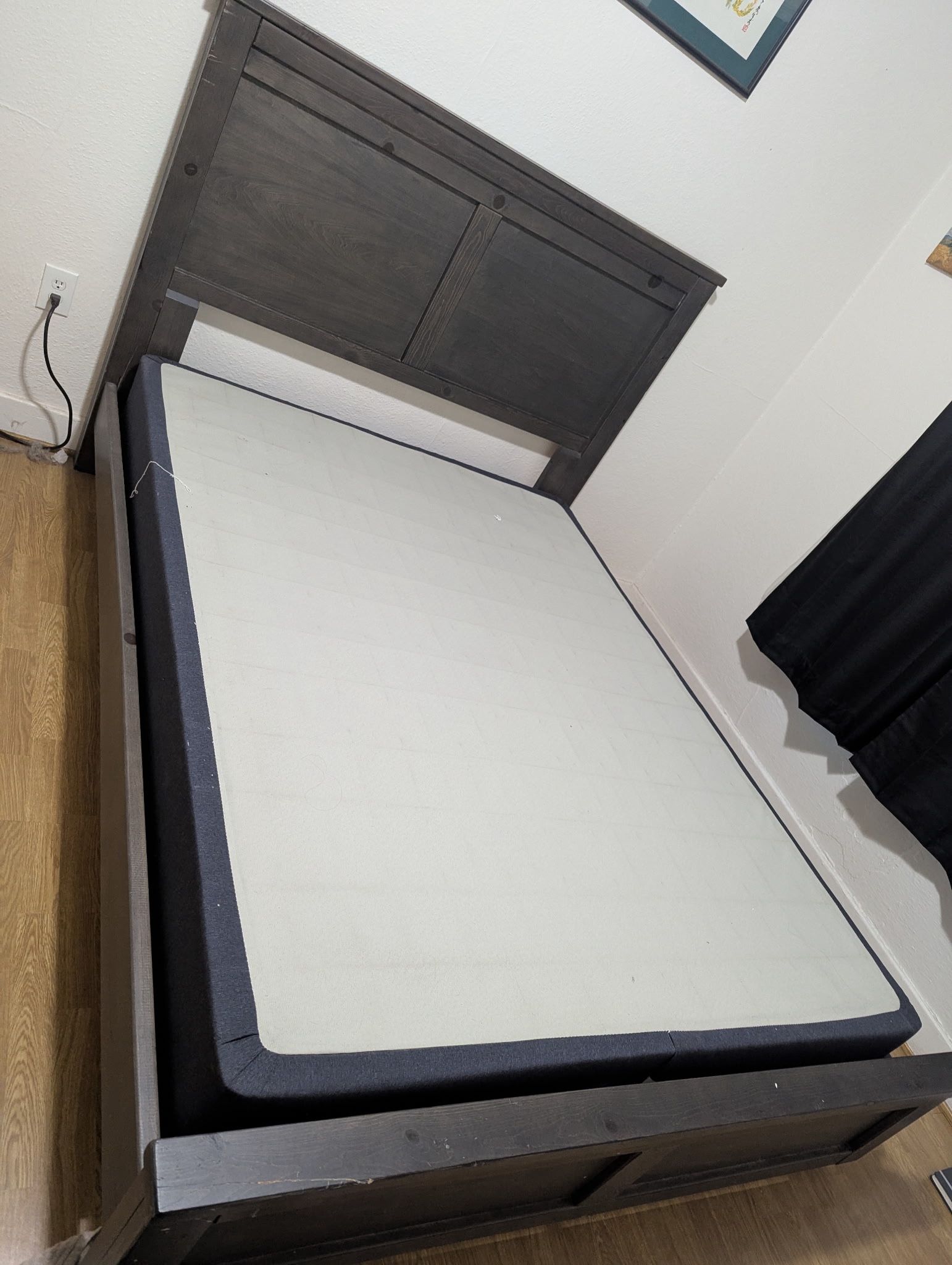 FREE Queen sized bed Frame & Mattress box spring 