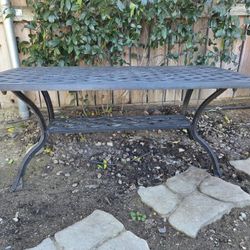 Black (Real)Heavy Duty Wrought Iron Coffee Table