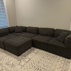 Couch And Ottoman - 6 Piece Set