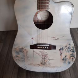 Custom Gibson Epiphone Acoustic Electric Guitar 