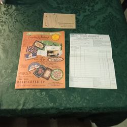 1948 Vintage  Magazine/ Frederick Herrschner Co./50th Anniversary Catalog/ Everything For Needlecrafts/ Includes Order Form & Envelope 