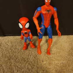 Spider-Man, action figures.