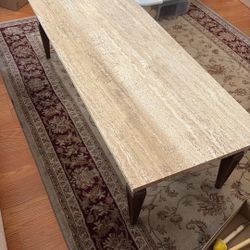 Marble Coffee Table and Two End Tables